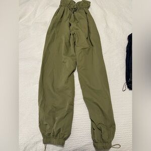 Lovers and Friends Green parachute pants